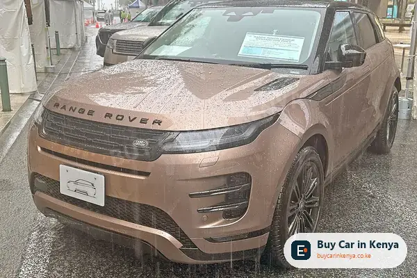 Range Rover Evoque suv for sale in Kenya, import from UK and Japan