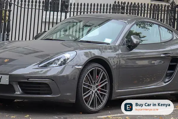 Porsche 718 Cayman sports car for sale in Kenya, import from UK and Japan