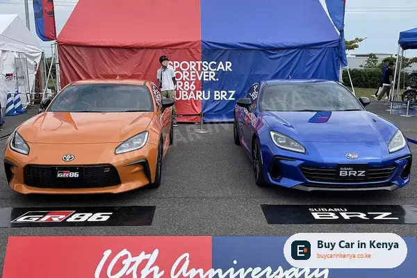 Toyota GR86 sports car for sale in Kenya, import from Japan, photo 2