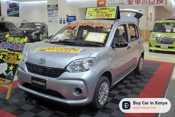 Toyota Passo hatchback for sale in Kenya, import from Japan