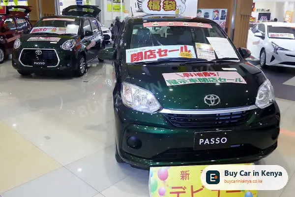 Toyota Passo hatchback for sale in Kenya, import from Japan, photo 3