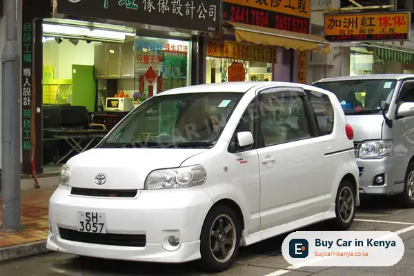 Toyota Porte mpv for sale in Kenya, import from Japan