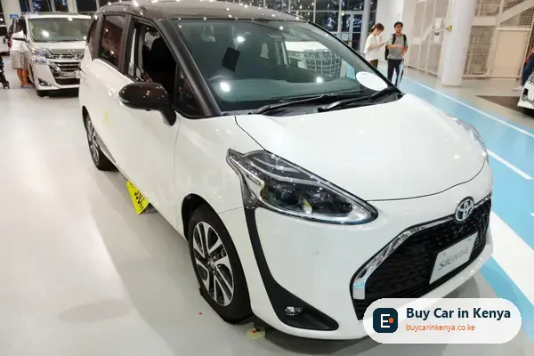 Toyota Sienta mpv for sale in Kenya, import from Japan