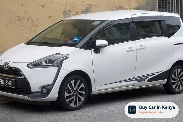 Toyota Sienta mpv for sale in Kenya, import from Japan, photo 3