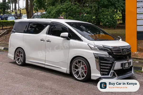 Toyota Vellfire mpv for sale in Kenya, import from Japan